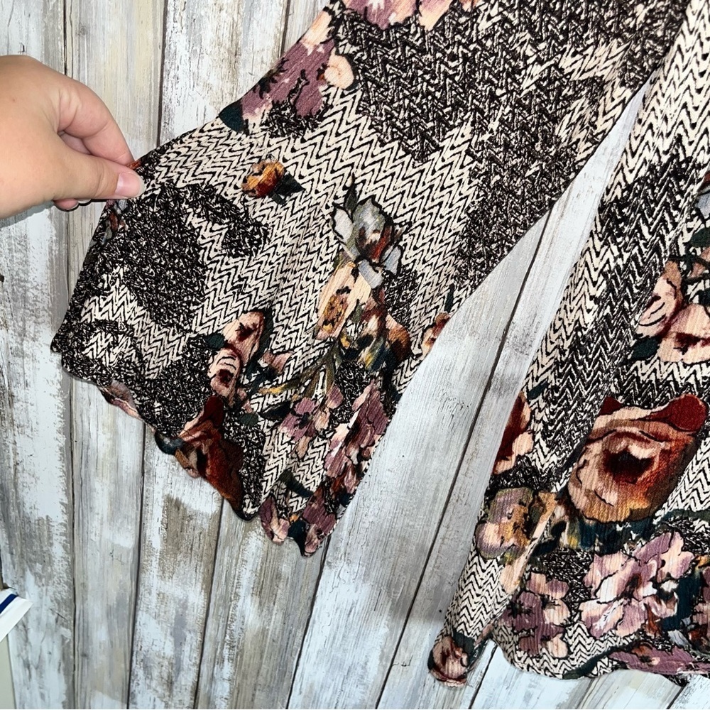 Oddy Floral Mixed Print Boho Blouse - Picture 2 of 5